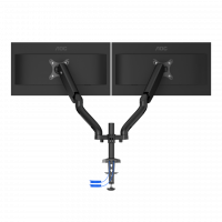 AOC AD110DX DUAL ARM UP TO 27" USB HUB 2 - 9KG EACH GAS SPRI