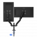 AOC AD110DX DUAL ARM UP TO 27" USB HUB 2 - 9KG EACH GAS SPRI