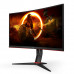 AOC 27" CQ27G2S/BK CURVED GAMING MONITOR VA 165HZ QHD