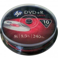 HP DVD+R DL 8X 10PK CAKE BOX HP 8.5GB