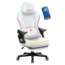 HUZARO FORCE 4.6 WHITE MESH RGB SMART GAMING CHAIR