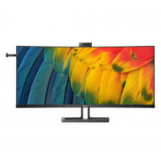 PHILIPS 40" 5K CURVED MONITOR IPS 4MS DOCKING WEBCAM H/A