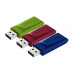 VERBATIM USB DRIVE 2.0 STORE ´N´ GO SLIDER 3 X 16GB RED/ BLU