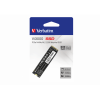 VERBATIM Vi3000 INTERNAL PCIe 3.0 NVMe M.2 SSD 256GB - 