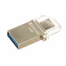 Verbatim USB flash drive: Store 'n' Go OTG Micro 16GB-Silver