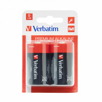 Premium D Alkaline Battery - 2 Pack