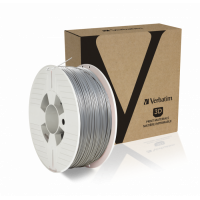 VERBATIM 3D PRINTER FILAMENT PLA 1.75MM 1KG SILVER/METAL GRE