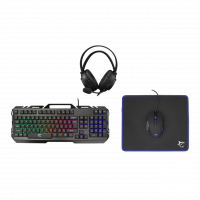 WHITE SHARK CHEYENNE GAMING BUNDLE KEYB/MOUSE/PAD/HEADSET US