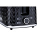 ZANUSSI TOASTER 2 SLICE ZST-6550-BK BLACK